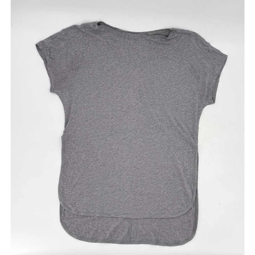 Lululemon Shirt Womens XL Gray Heathered Seam Detail Athletic Performance Tee